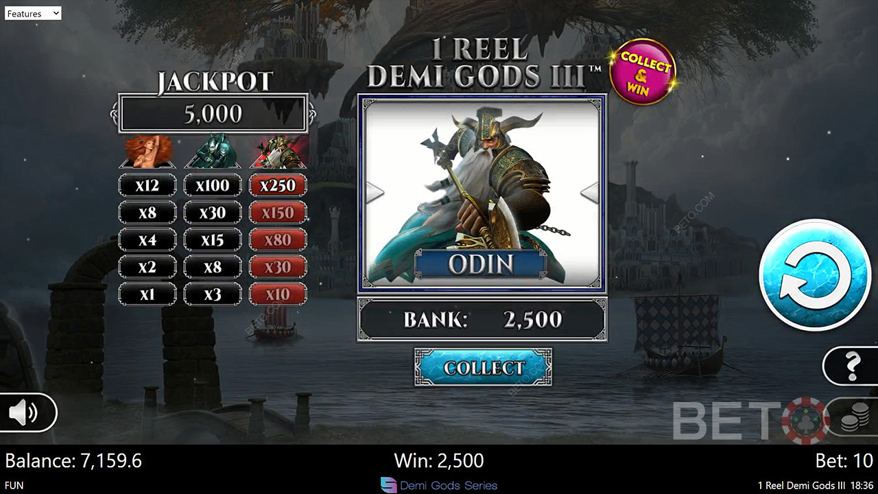 1 Reel Demi Gods III اللعب المجاني