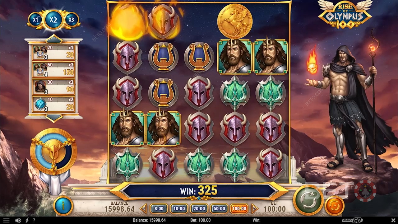 مراجعة صعود أوليمبوس 100 من BETO Slots