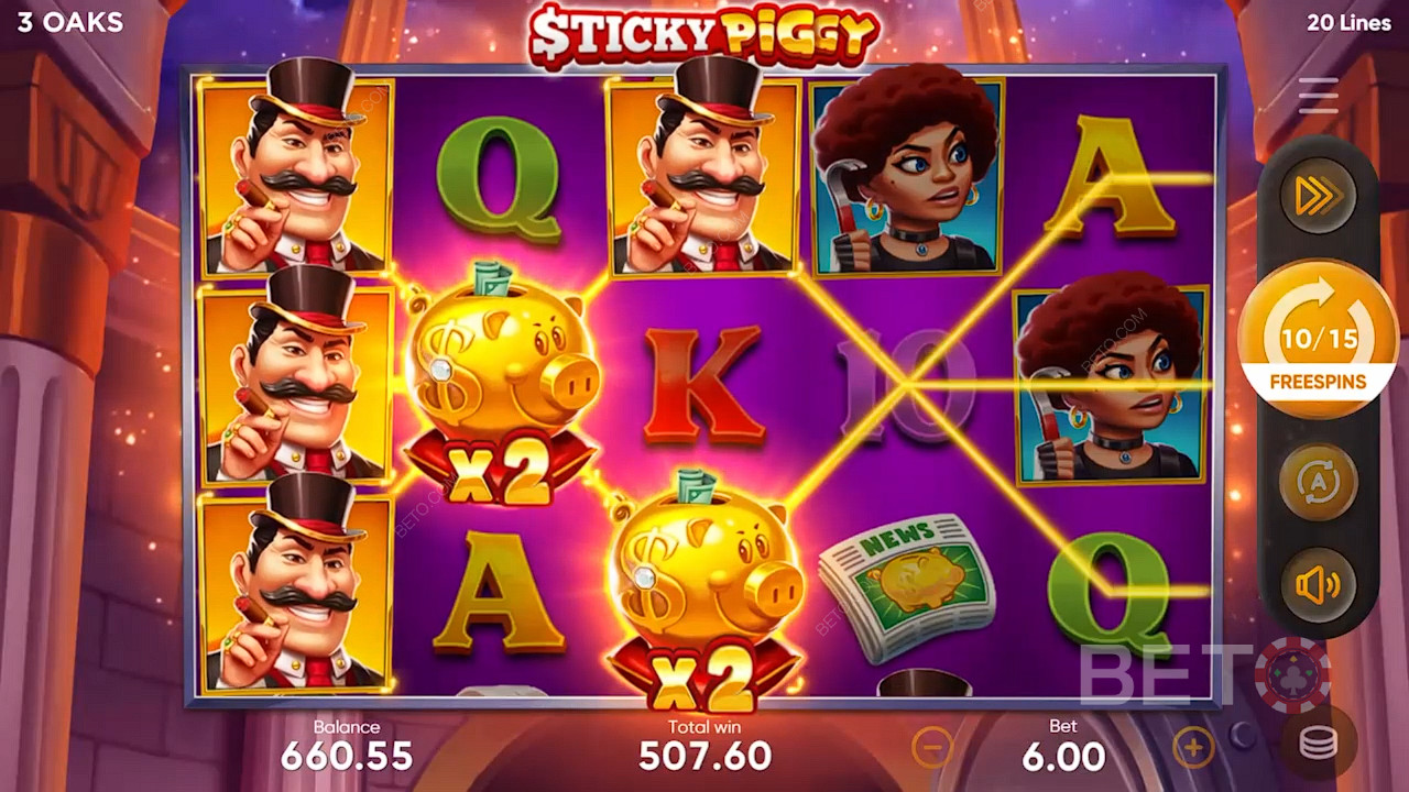 Sticky Piggy اللعب المجاني