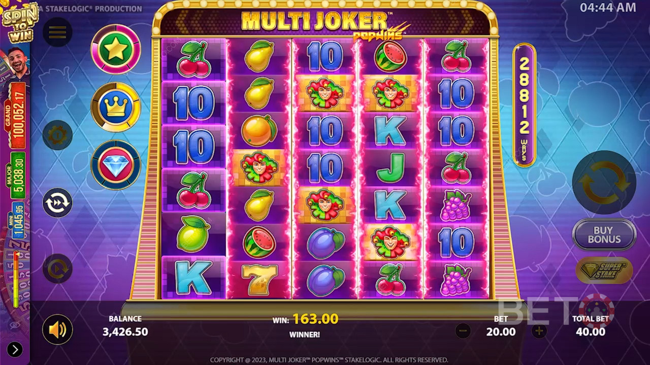 مراجعة متعددة الجوكر بوبوينز من BETO Slots