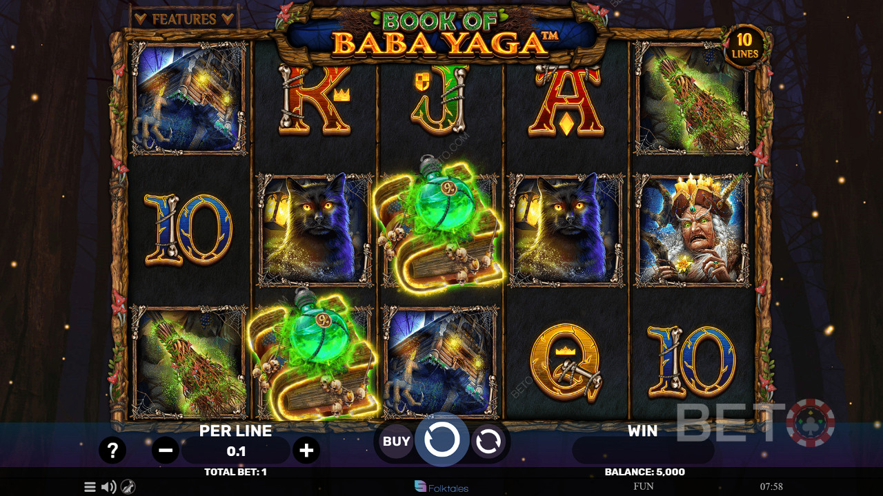 مراجعة كتاب بابا ياجا من قبل BETO Slots