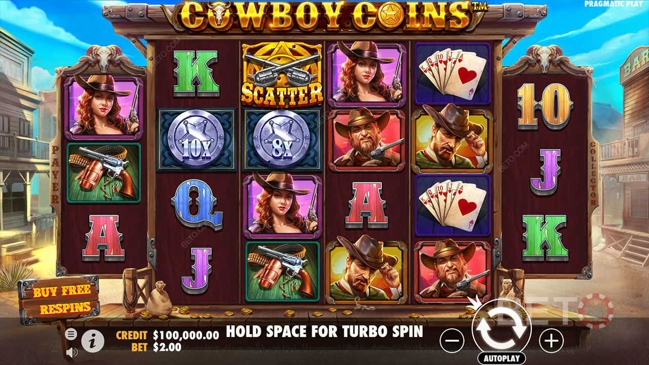 مراجعة عملات رعاة البقر من BETO Slots