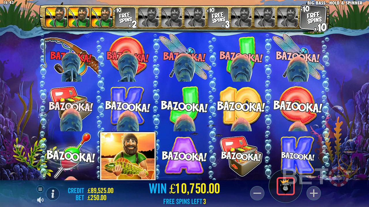 Big Bass Bonanza Hold and Spinner اللعب المجاني