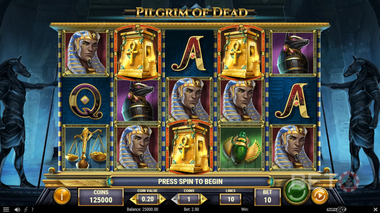 مراجعة حاج الموتى من قبل BETO Slots