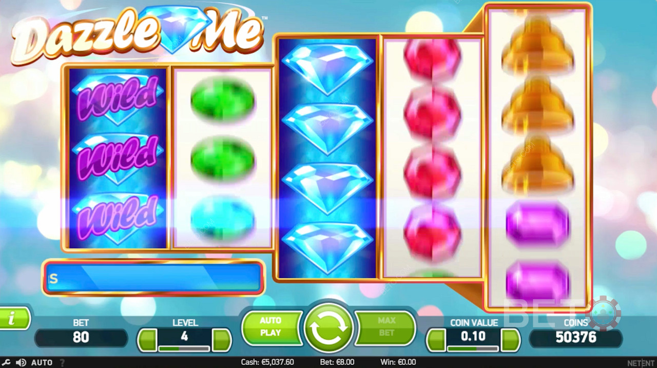 اثنان من البكرات البرية في فتحة Dazzle Me