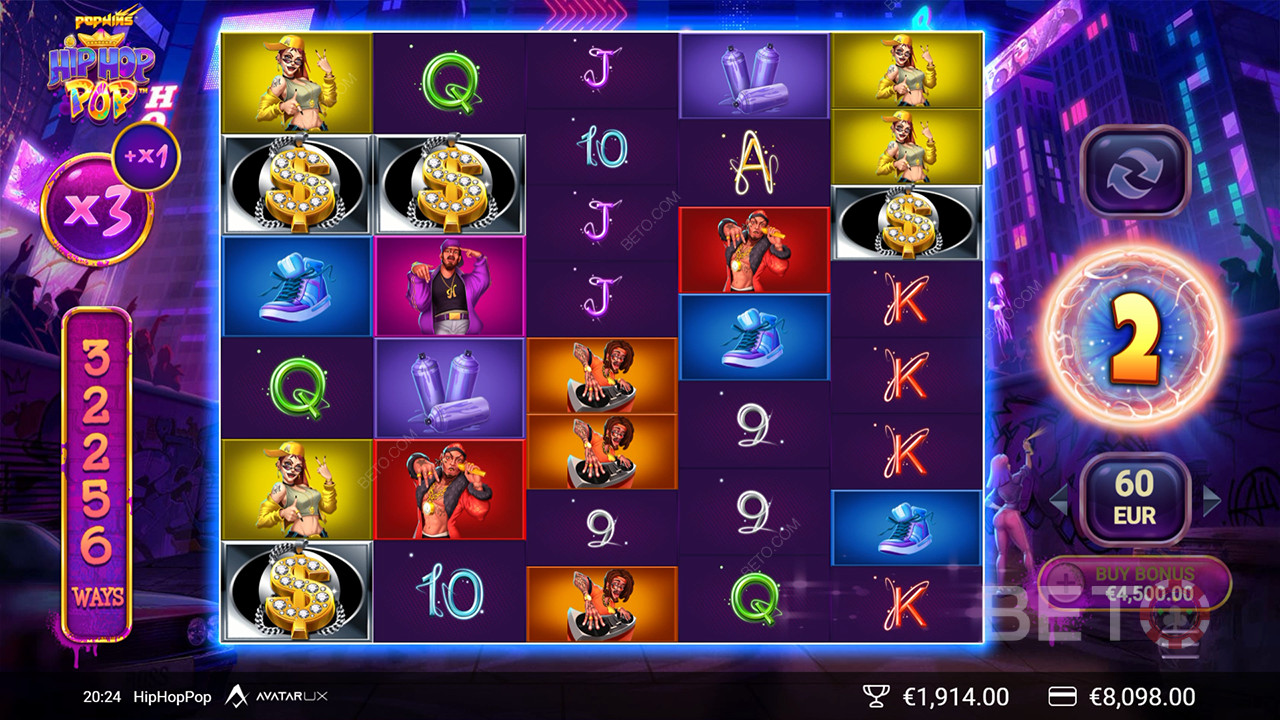 مراجعة HipHopPop من BETO Slots