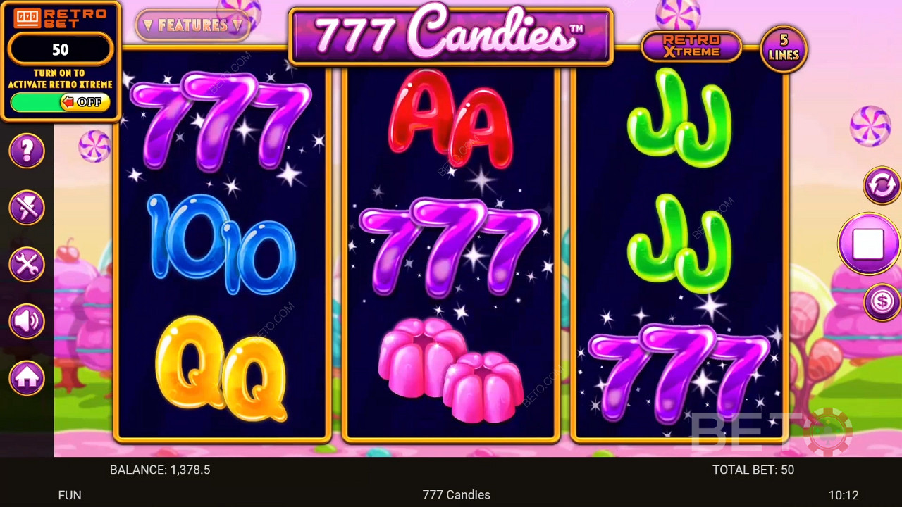 777 Candies اللعب المجاني