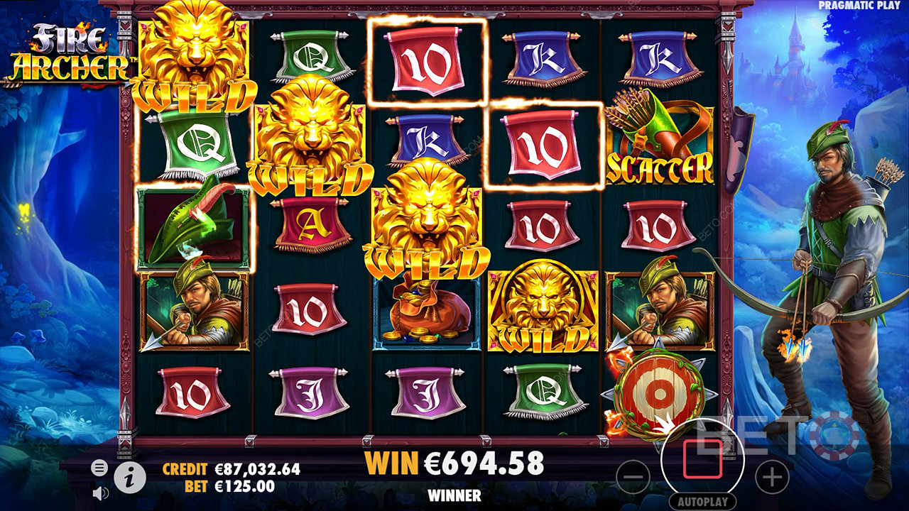 مراجعة لعبة Fire Archer من BETO Slots