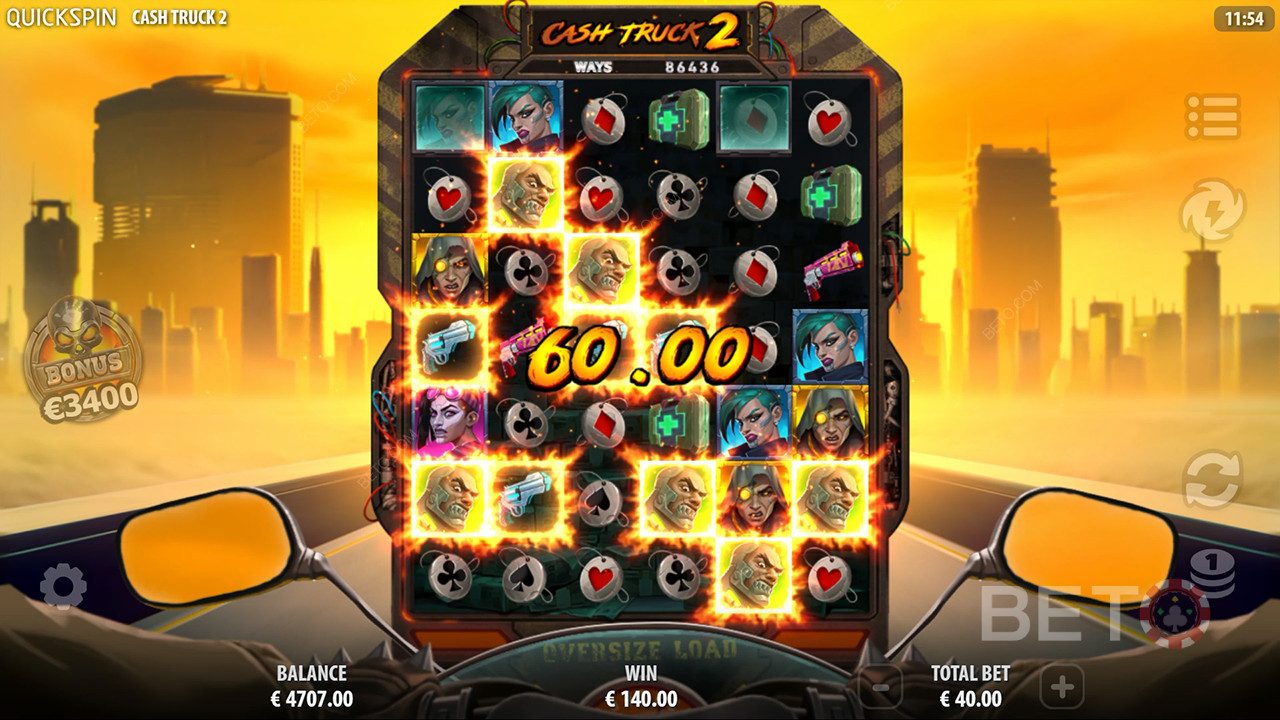 مراجعة شاحنة النقود 2 من BETO Slots