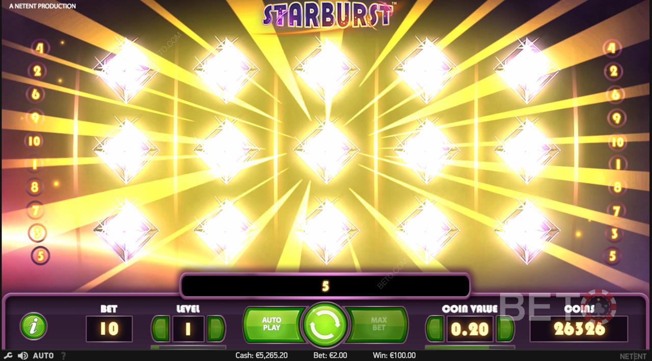 يقدم Starburst أفضل ترفيه! - رائع