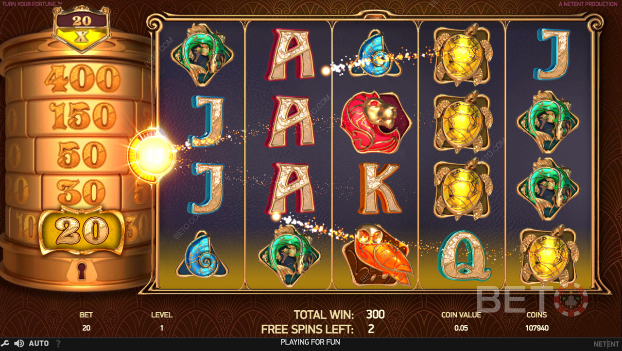 رموز مكافأة الهبوط في Turn Your Fortune