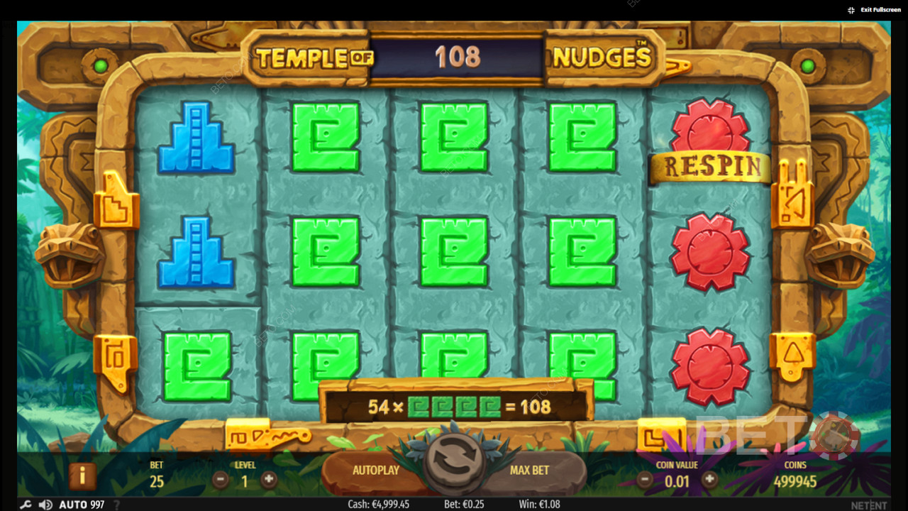 مزيج ناجح في Temple of Nudges
