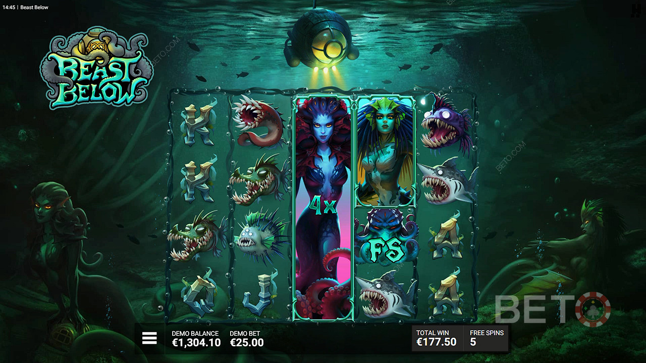 مراجعة الوحش أدناه من BETO Slots
