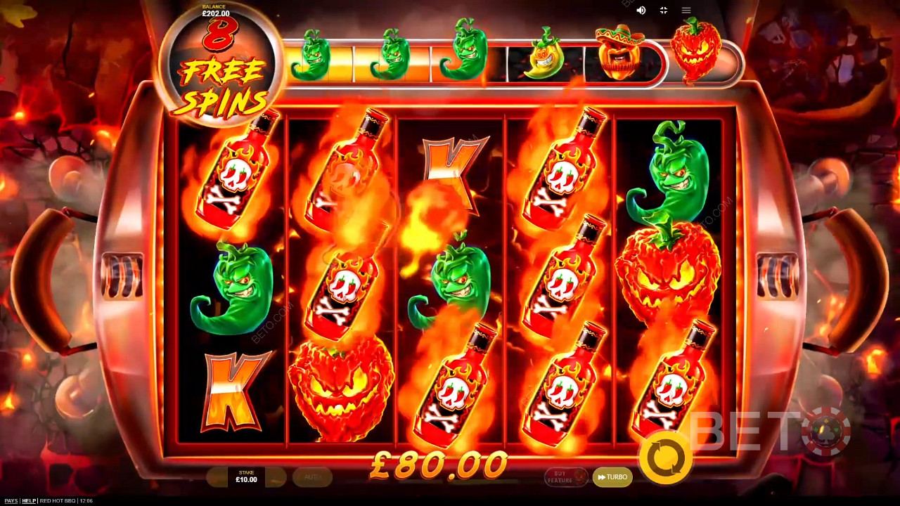مراجعة Red Hot BBQ بواسطة BETO Slots