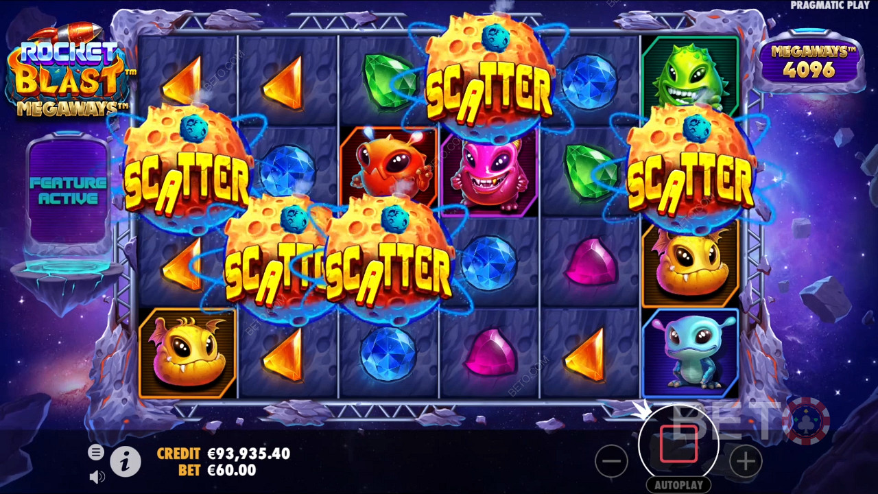 مراجعة Rocket Blast Blast Megaways من BETO Slots