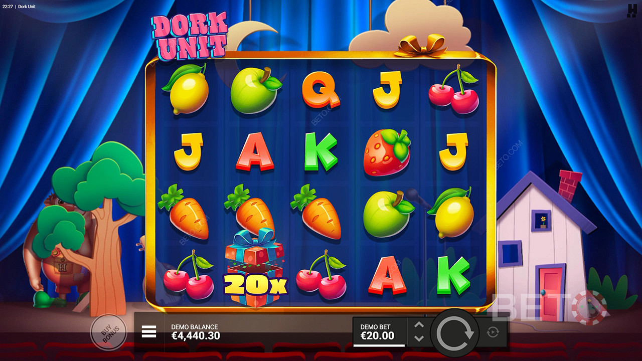 تعمل Wild Multipliers على تسهيل تحقيق انتصارات هائلة في لعبة Dork Unit عبر الإنترنت