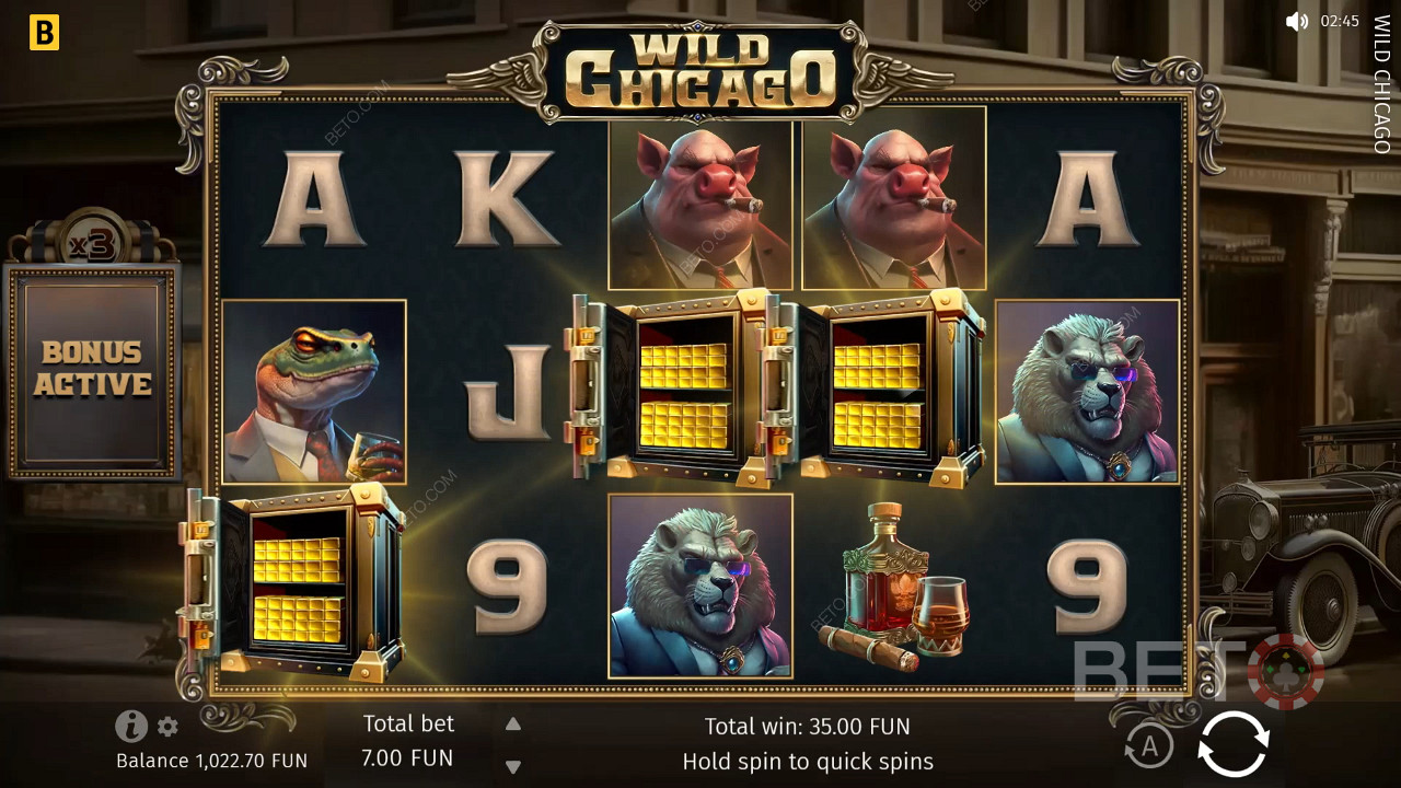 مراجعة Wild Chicago Review من BETO Slots