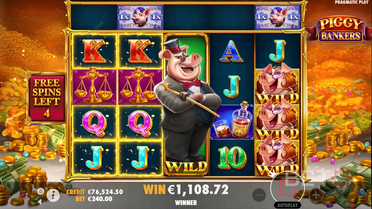مراجعة Piggy Bankers Bankers من BETO Slots