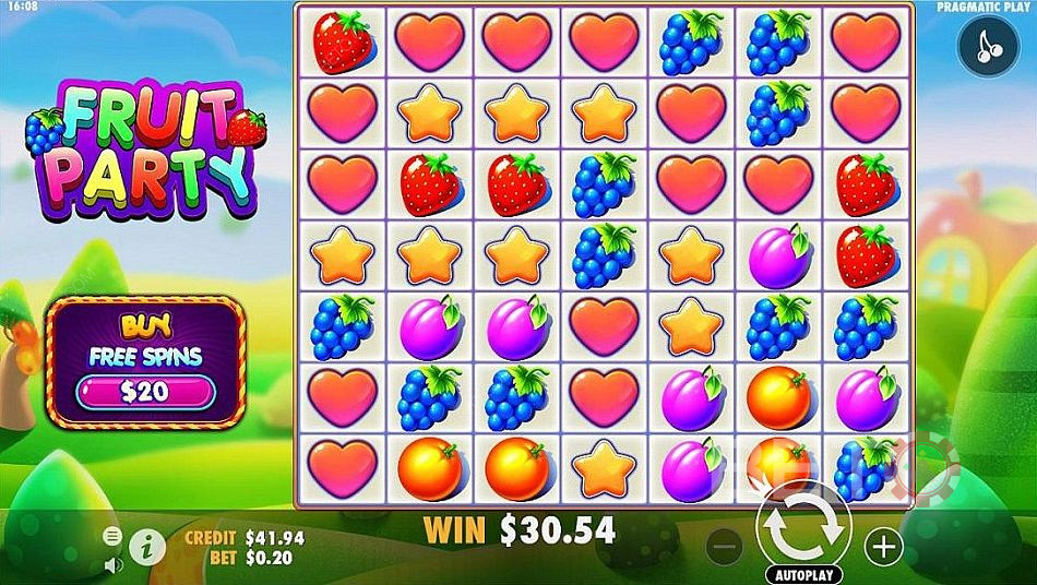 تصميم لعبة أضيق الحدود Fruit Party