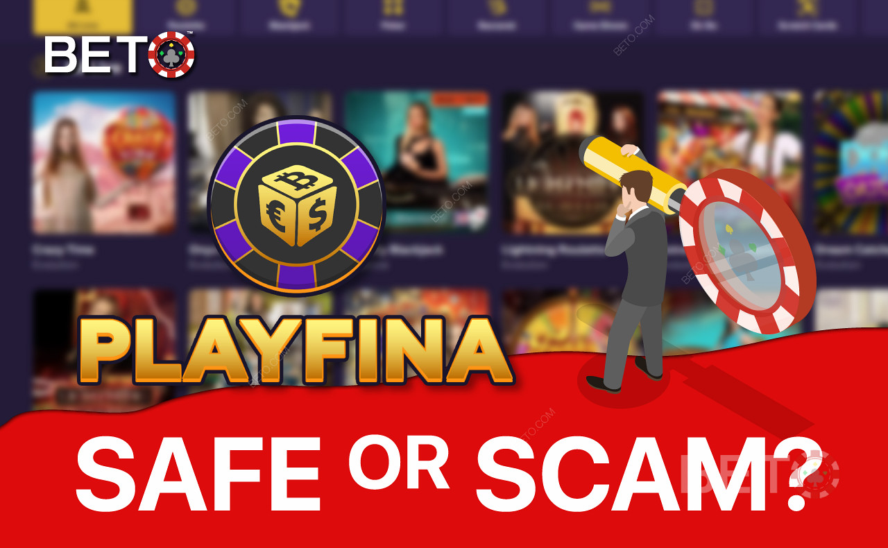 كازينو Playfina - هل هو آمن أم عملية احتيال؟