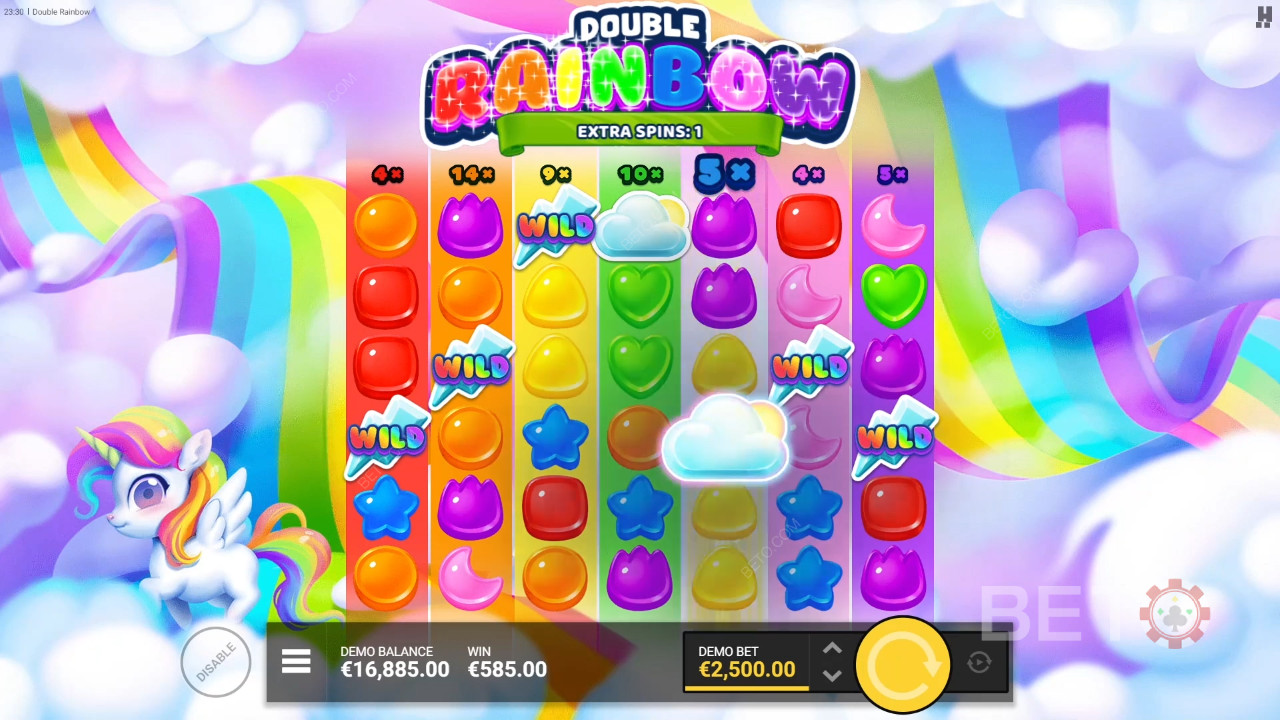 مراجعة قوس قزح مزدوج من BETO Slots