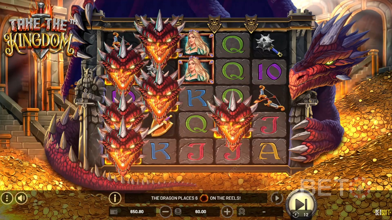 مراجعة لعبة Take The Kingdom من BETO Slots
