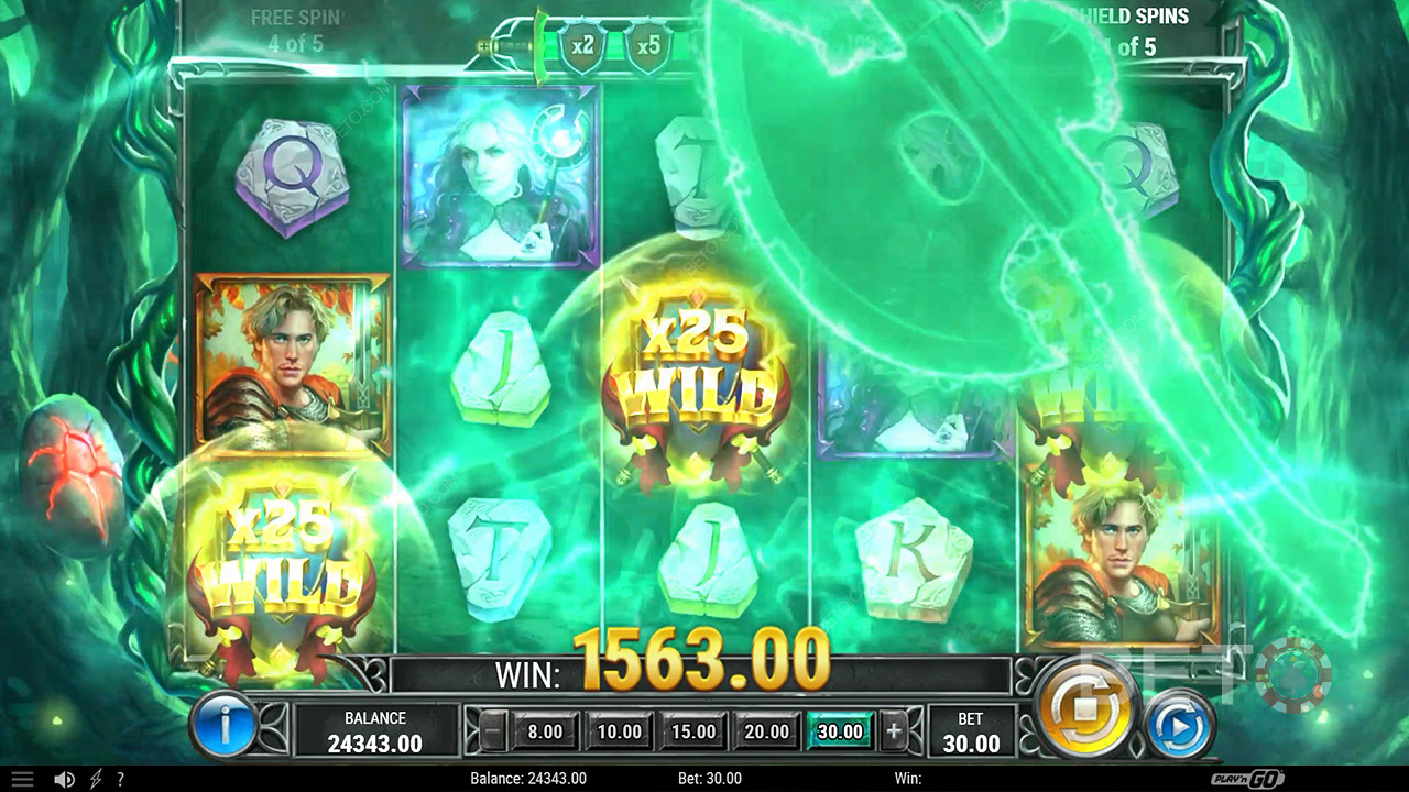 اربح 40,000 ضعف رهانك في فتحة عودة The Green Knight!