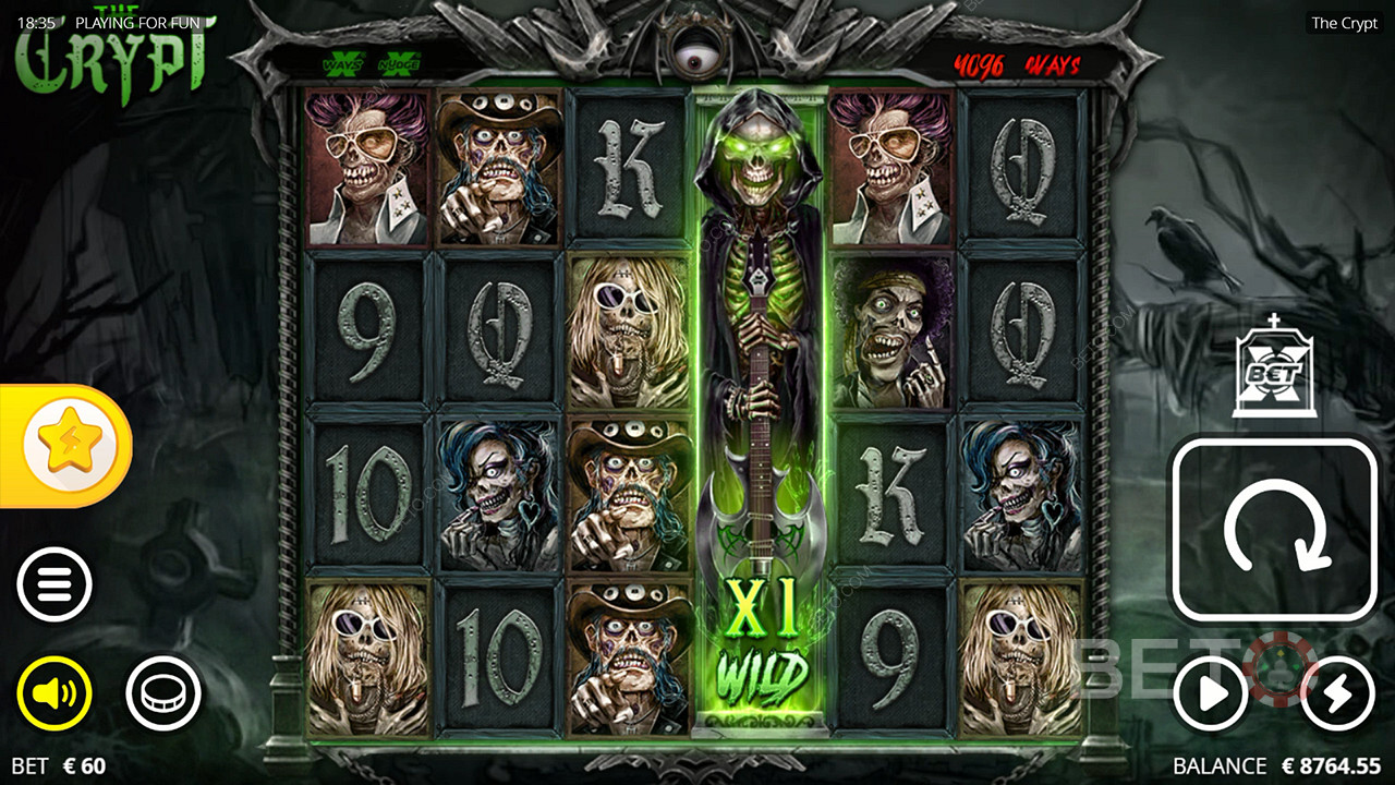 مراجعة The Crypt من BETO Slots