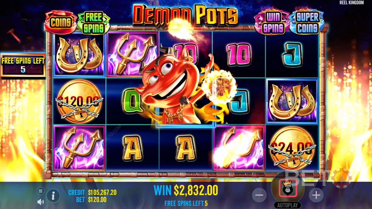 مراجعة أواني الشيطان من قِبل BETO Slots