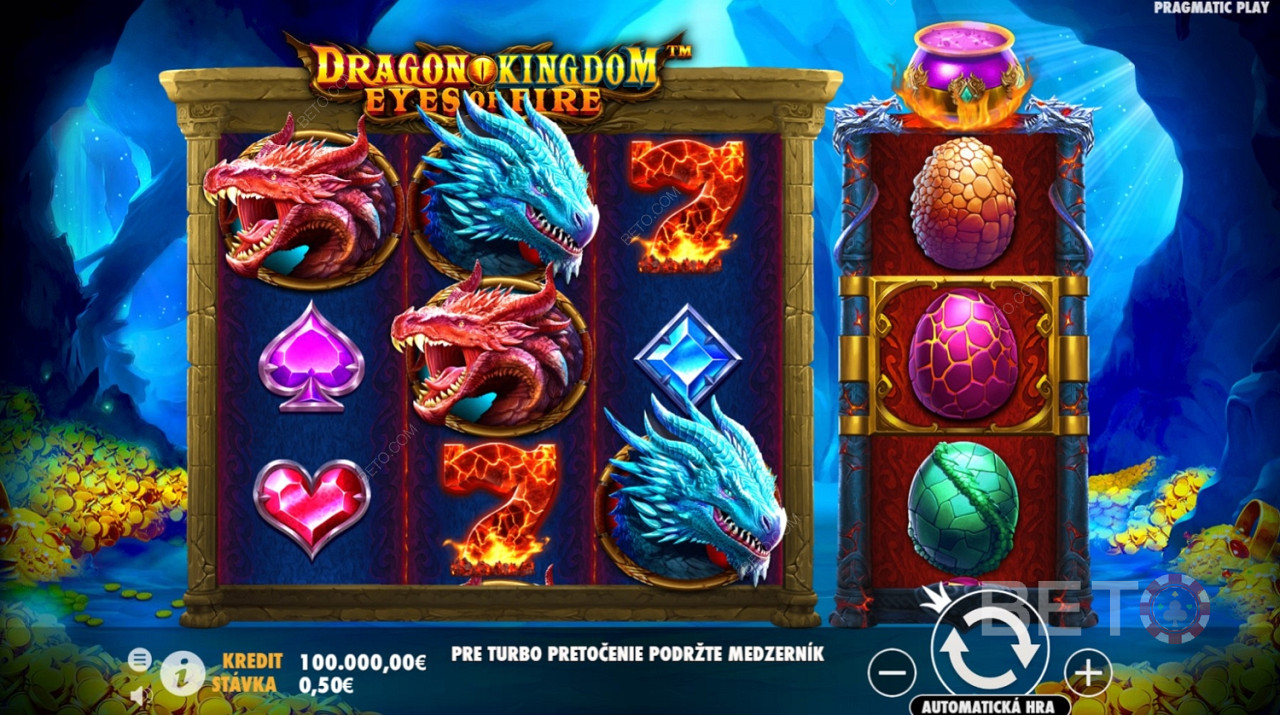 فتحة فيديو Dragon Kingdom Eyes of Fire