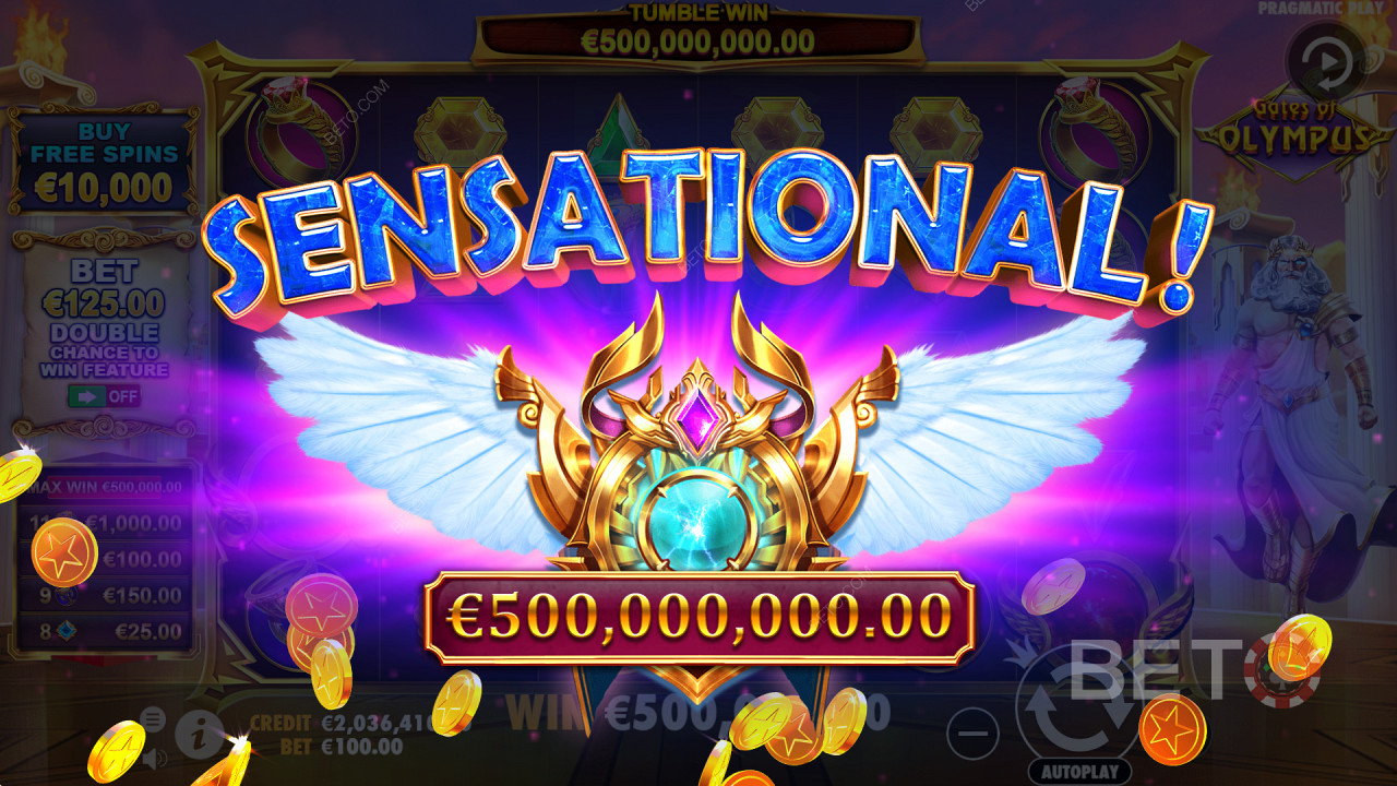 مزيج الفوز الصحيح والفوز الرائع في Gates of Olympus Slot Online