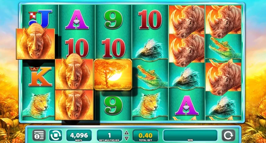 رموز وحيد القرن الخاصة في Raging Rhino
