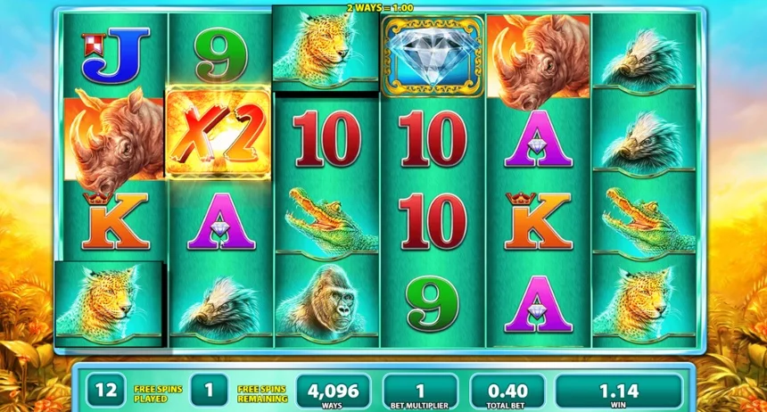 زيادة مضاعف الفتحة في Raging Rhino