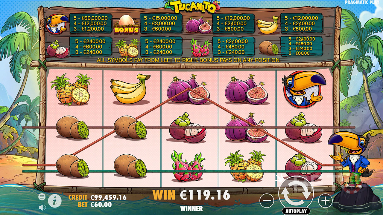 طريقة اللعب Pragmatic Play توكانيتو