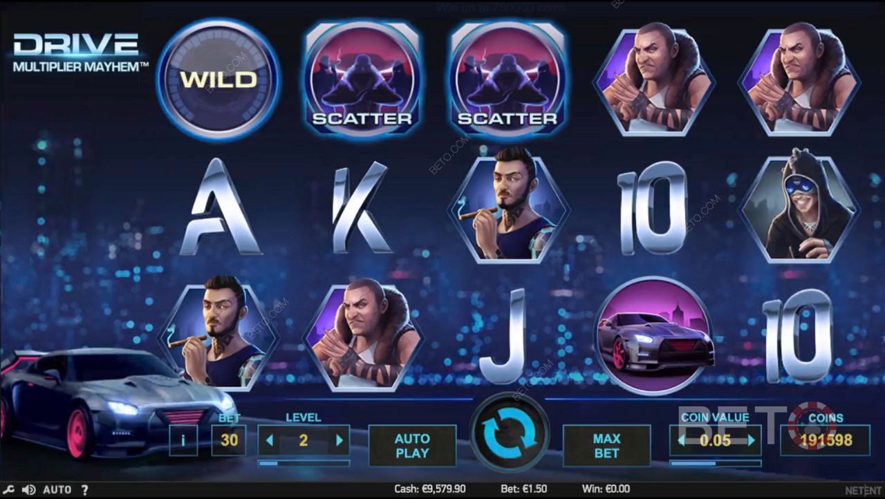 الرموز المبعثرة والمضاعفات في Drive: يمكن أن تكسبك Multiplier Mayhem انتصارات رائعة