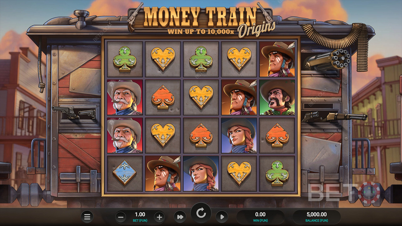 مراجعة Money Train Origins Dream Drop Review من BETO Slots