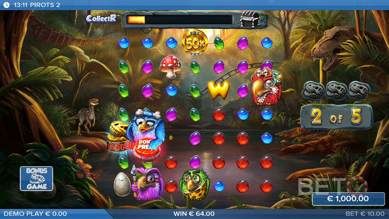 مراجعة Pirots 2 بواسطة فتحات BETO Slots