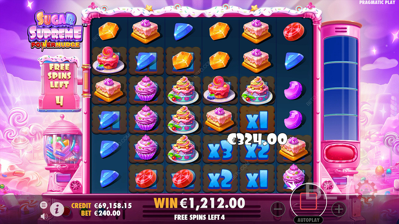 مراجعة Sugar Supreme Powernudge من BETO Slots