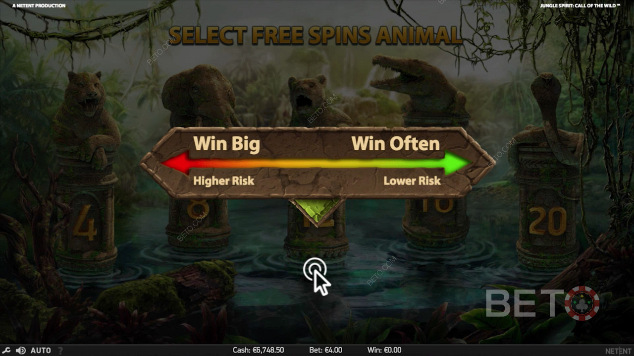 اختر الحيوان أثناء الدورات المجانية في Jungle Spirit: Call of the Wild
