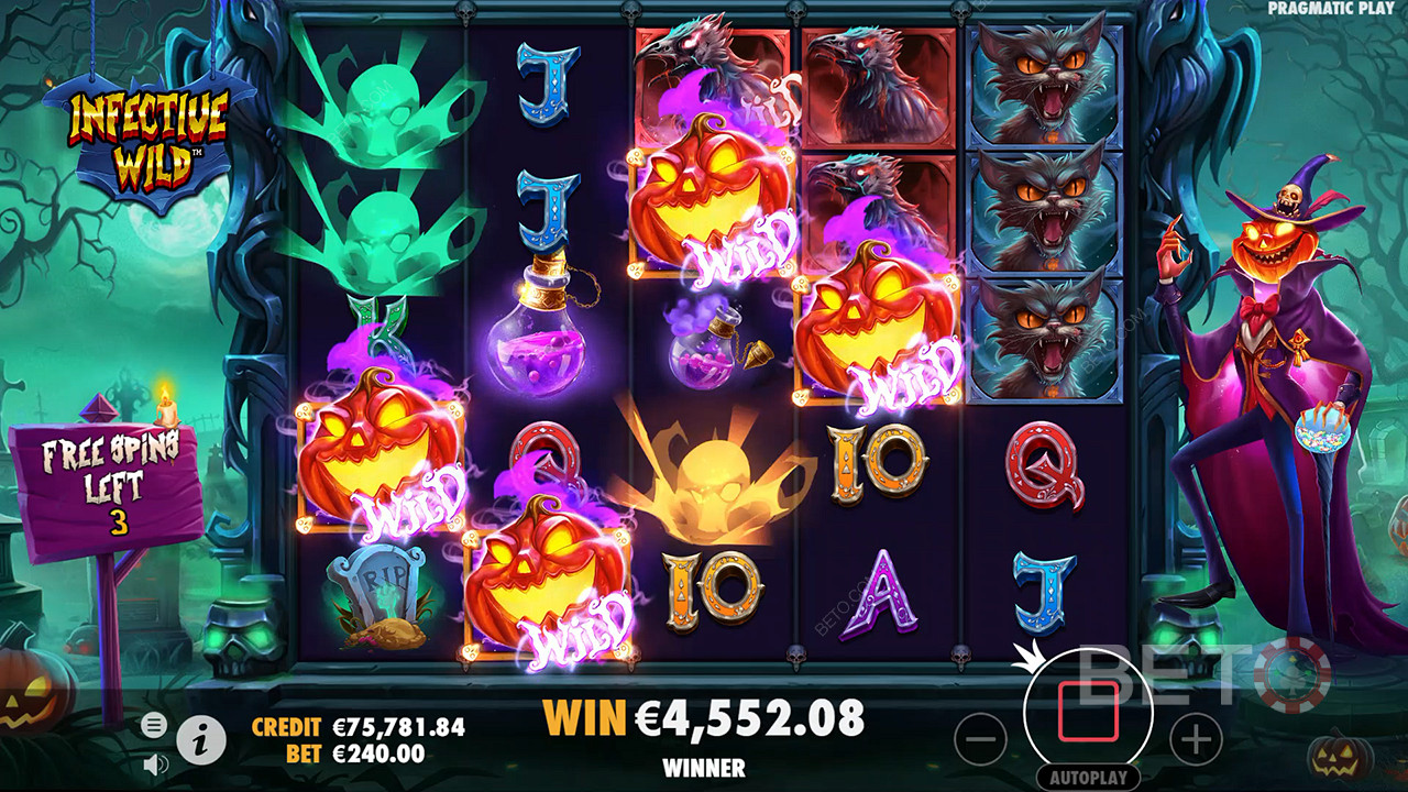 مراجعة Infective Wild من BETO Slots