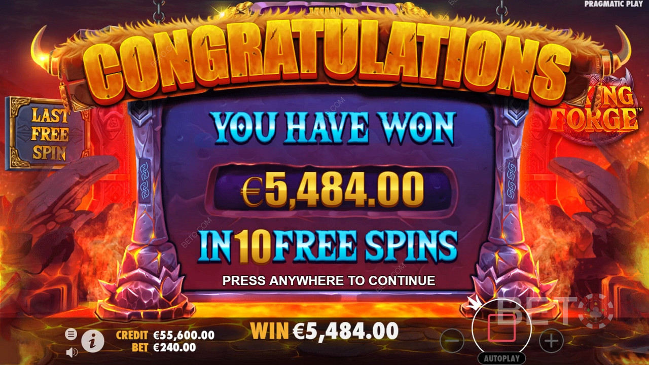 اربح 10,000 ضعف رهانك في فتحة Viking Forge Slot على الإنترنت!