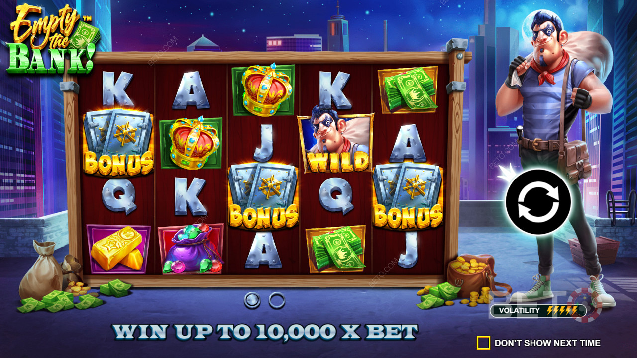 مراجعة إفراغ البنك من قِبل BETO Slots