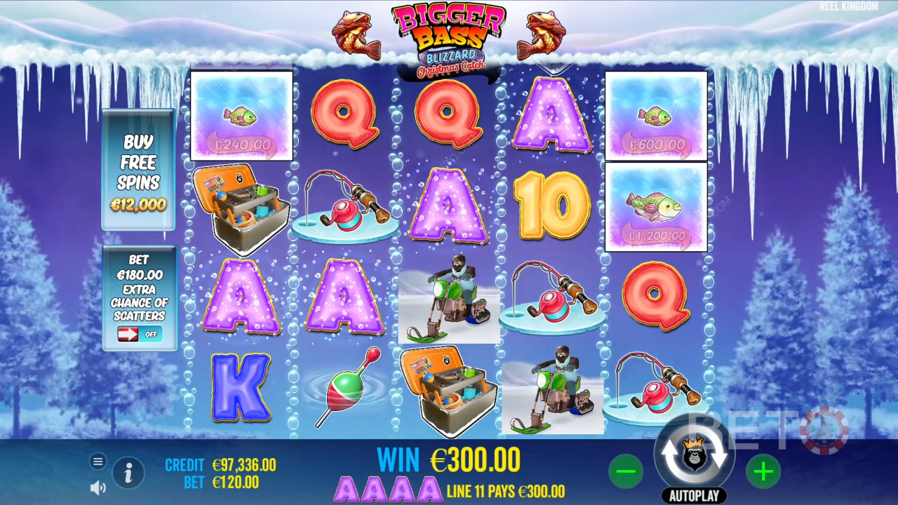 أكبر باس بليزارد باس بليزارد - مراجعة صيد الكريسماس من BETO Slots