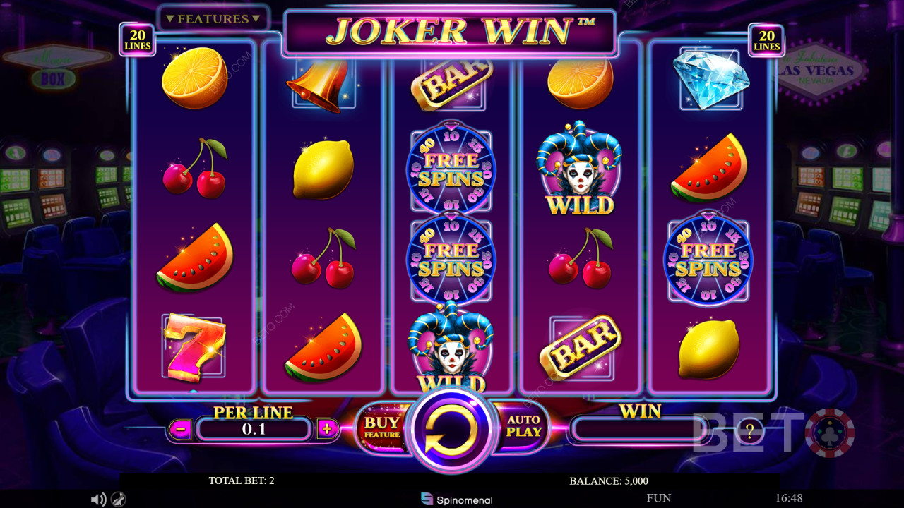 مراجعة فوز الجوكر وين من BETO Slots
