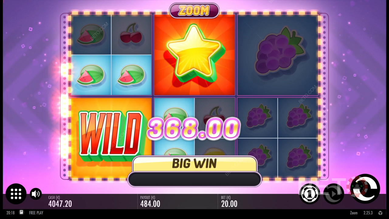 اربح ما يصل إلى 1,500 ضعف من رهانك في سلوت Zoom Slot!