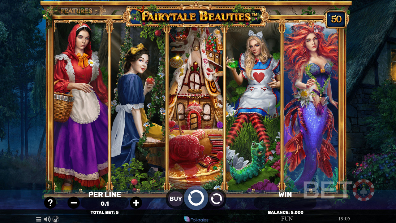 مراجعة القصص الخيالية الجميلة من قبل BETO Slots