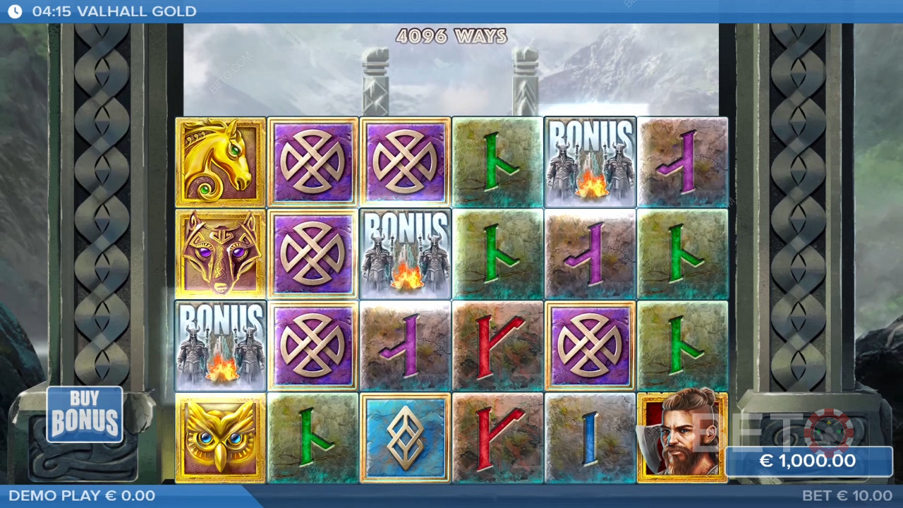 مراجعة Valhall Gold من BETO Slots