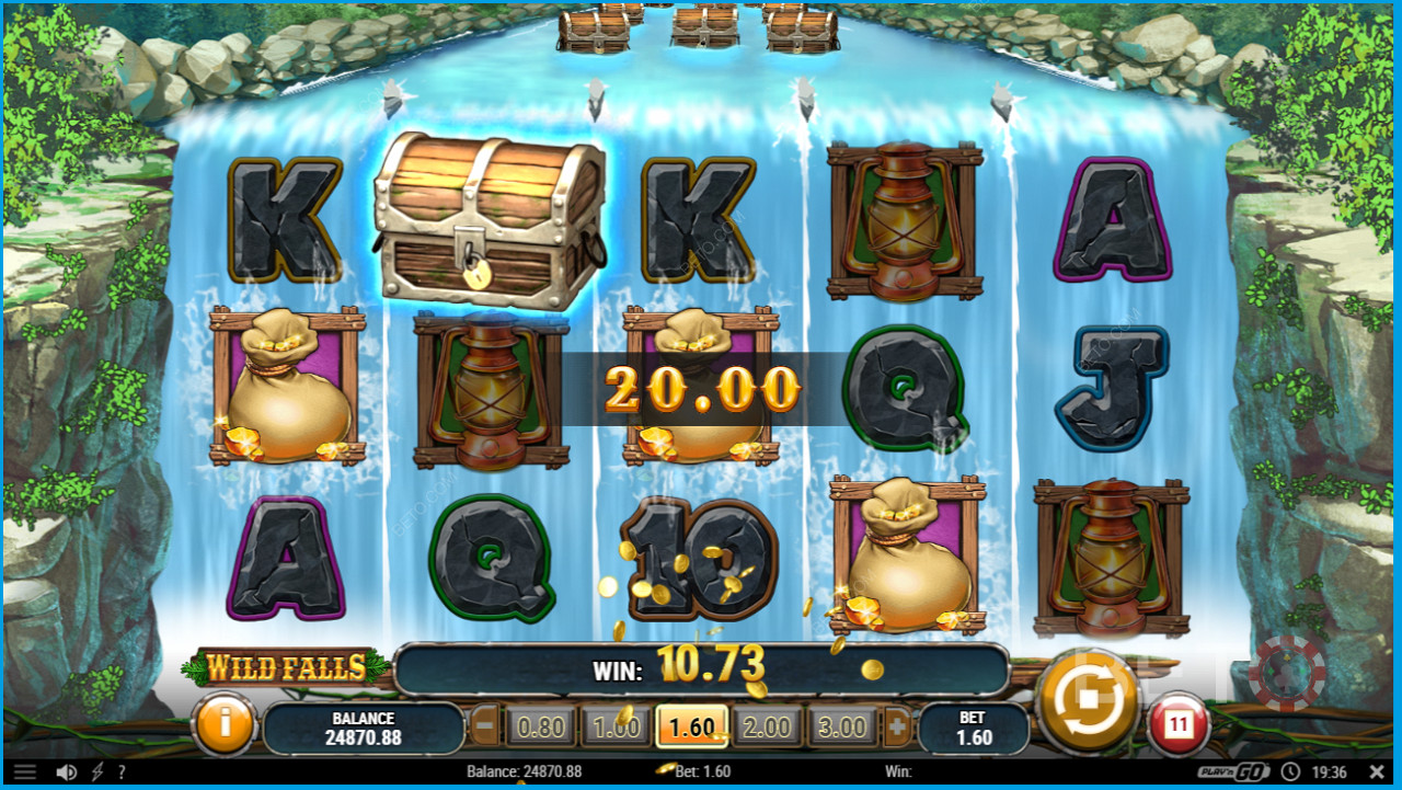 فوز جيد في ماكينات القمار Wild Falls