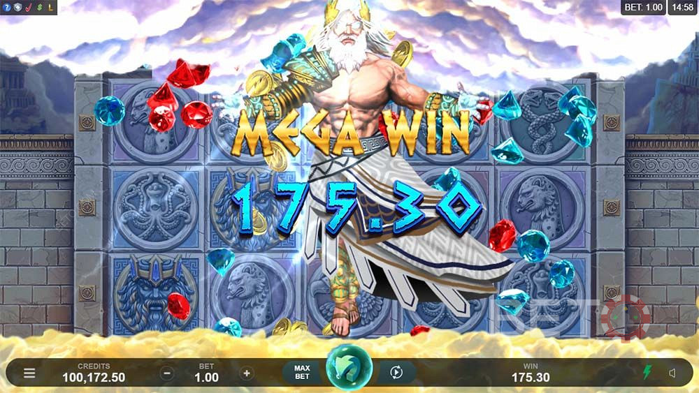تحقيق فوز كبير في Ancient Fortunes: Zeus