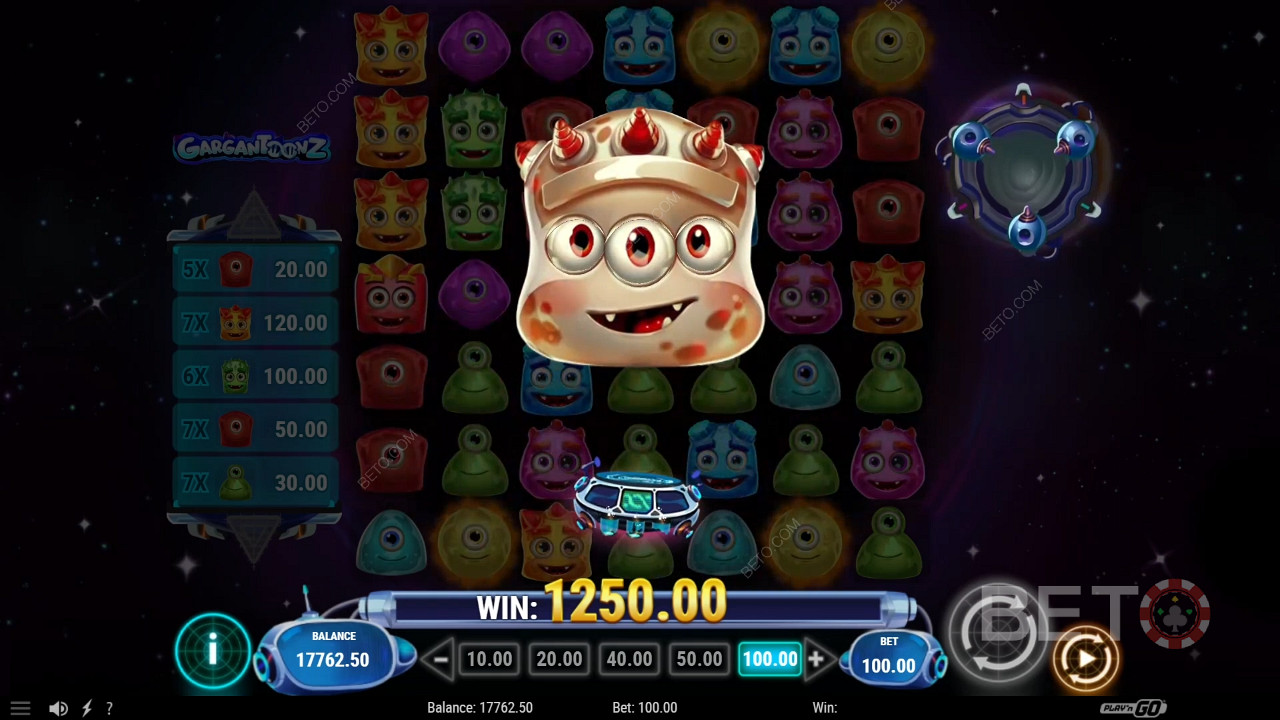 شرح الميزات الإضافية في Gargantoonz بواسطة Play